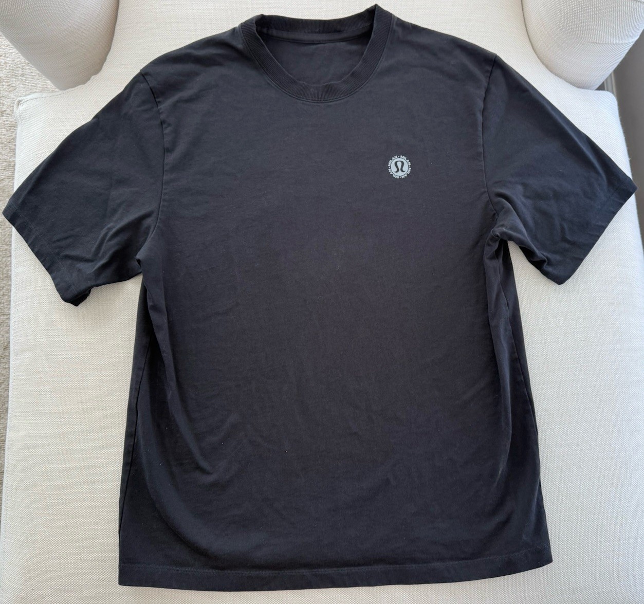 NWOT Lululemon Heavyweight Cotton Tee Short Sleeve T-Shirt MILAN Italy Black M