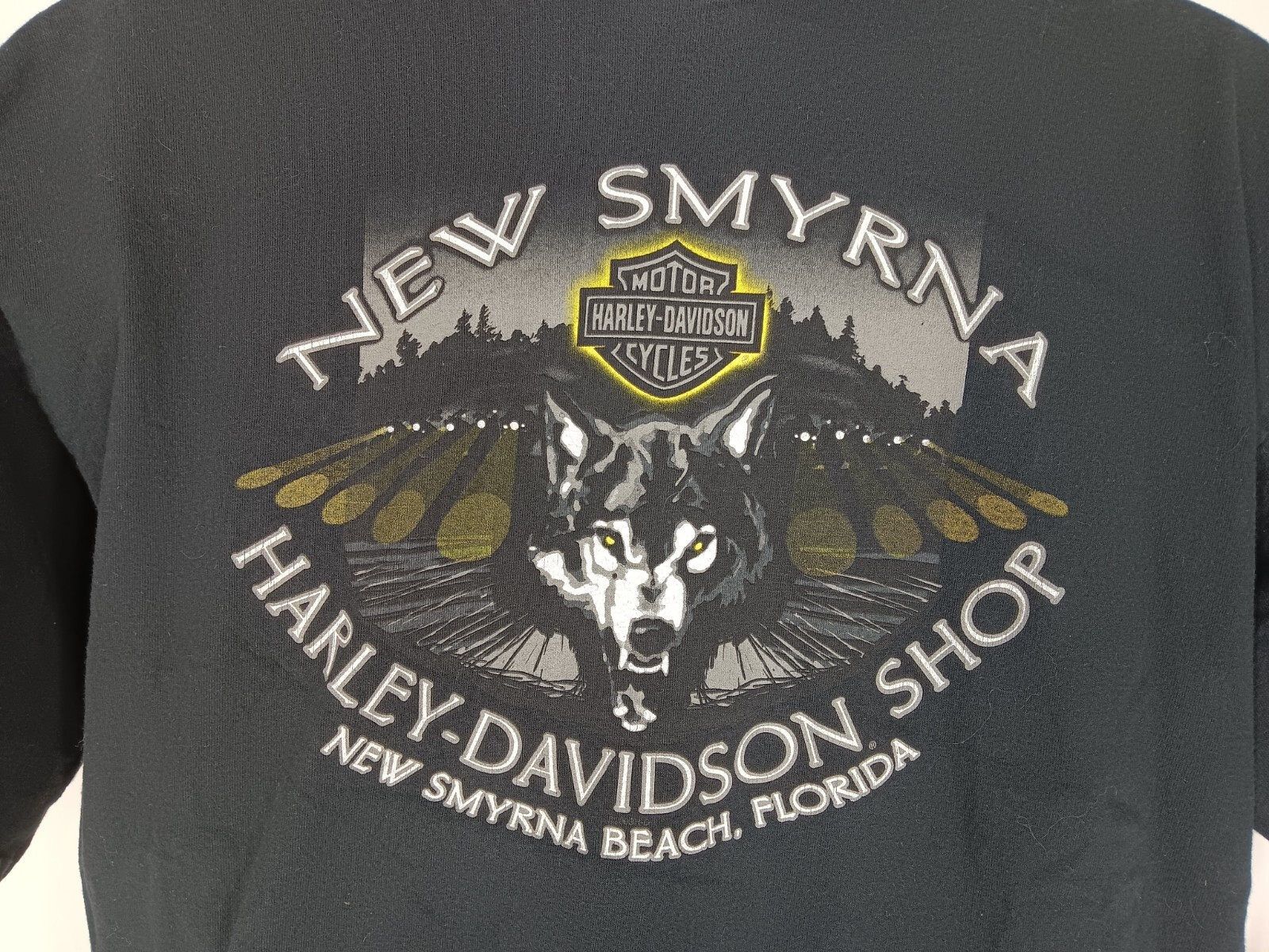Harley Davidson 2003 Biketoberfest TShirt Eagle New Smyrna Beach FL Men’s XL
