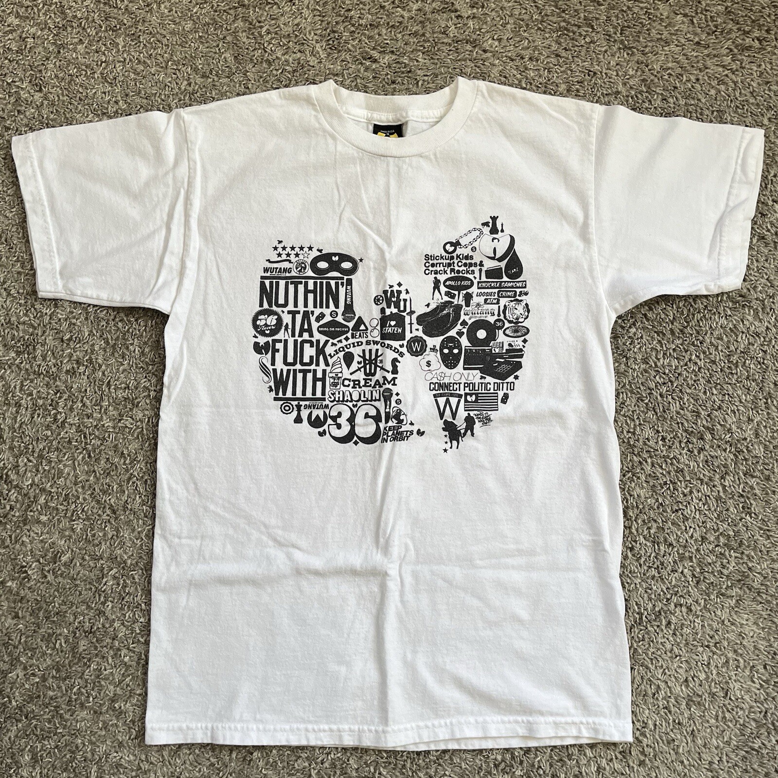 🔴Wu-Tang Shirt Size Small WuTang Rza ODB Gza Rza WuTang Brand Limited