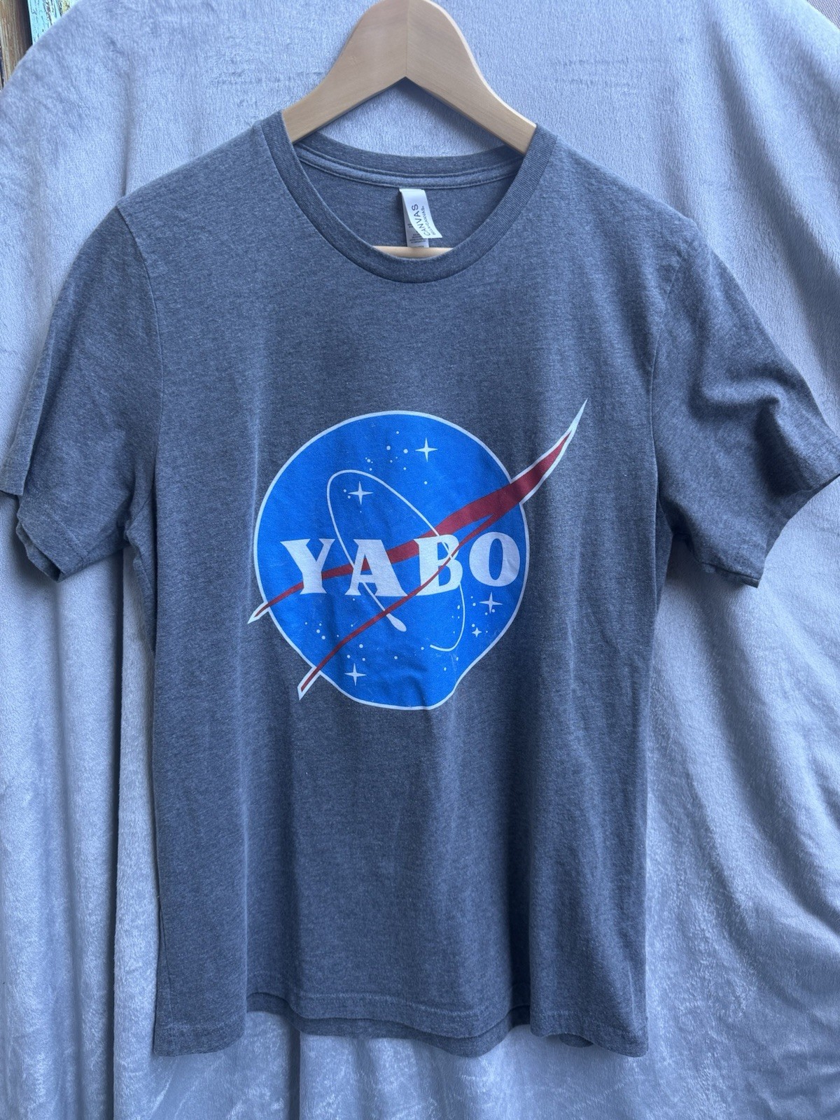 Barstool Sports Mens Yabo Baseball Blue Red White Gray TShirt Top Cotton Blend L