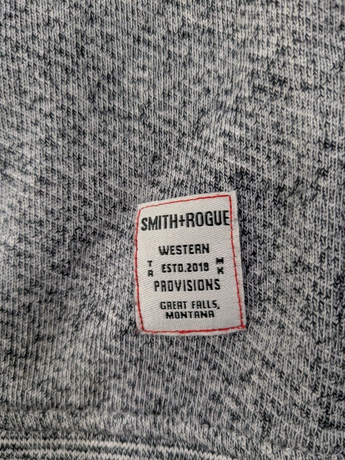 Smith and Rogue Shirt Small Sweatshirt Style Long Sleeve Gray Western Pullover