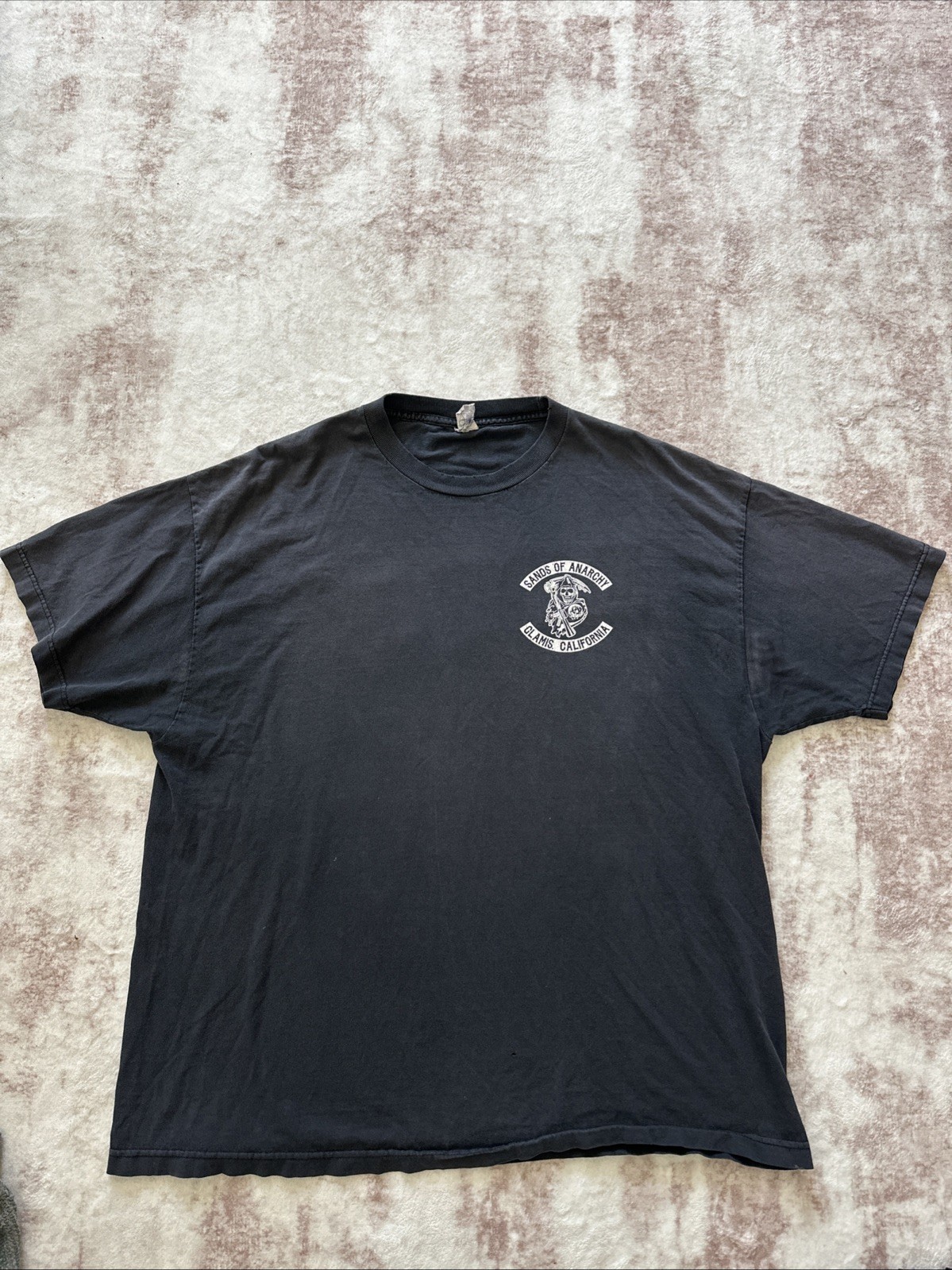 Sons of Anarchy Faded Black T Shirt Men’s Adult Sz XXL 2XL Glamis California Tee