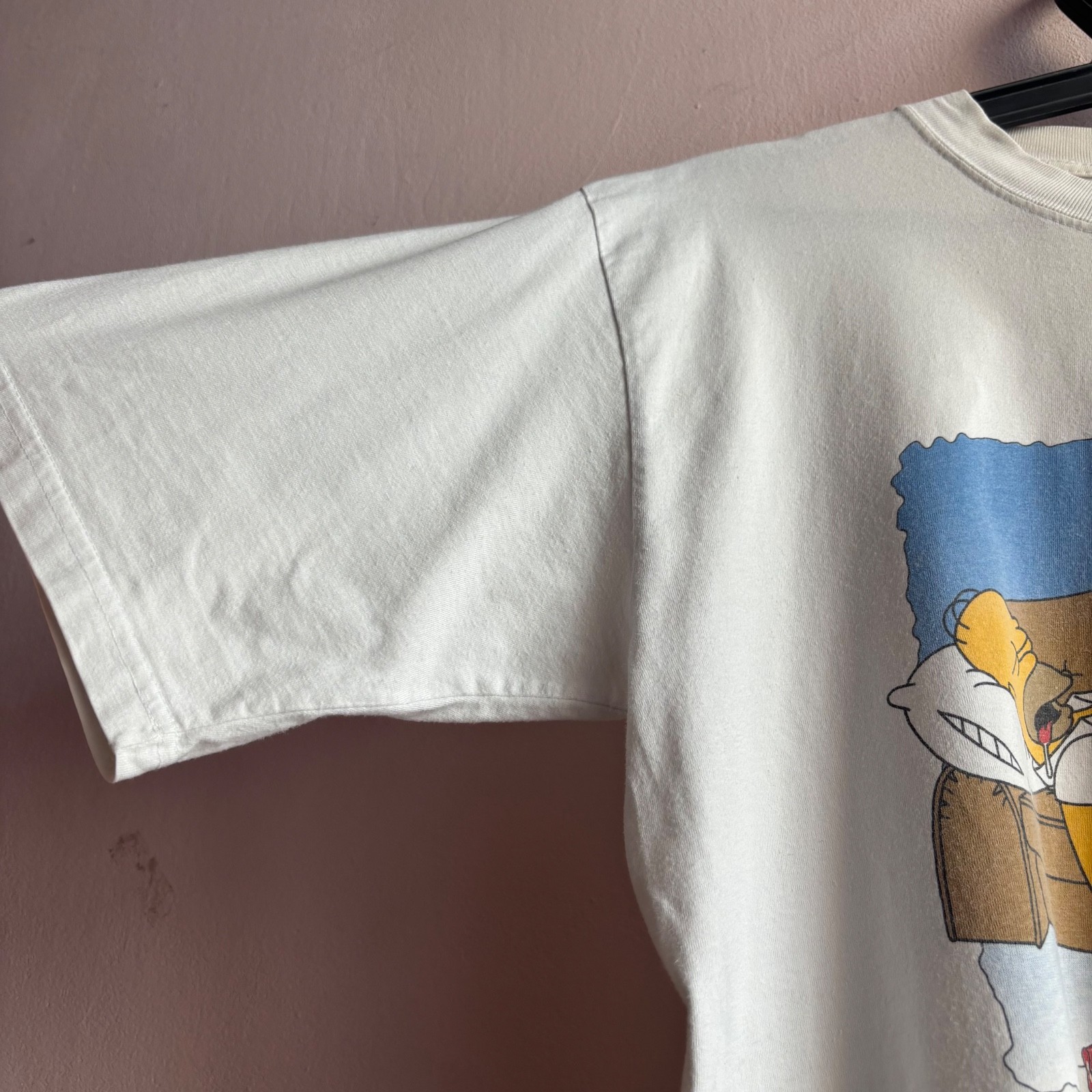 Vintage 2000 The Simpsons Homer KitKat Have A Break Promo T-Shirt Size M