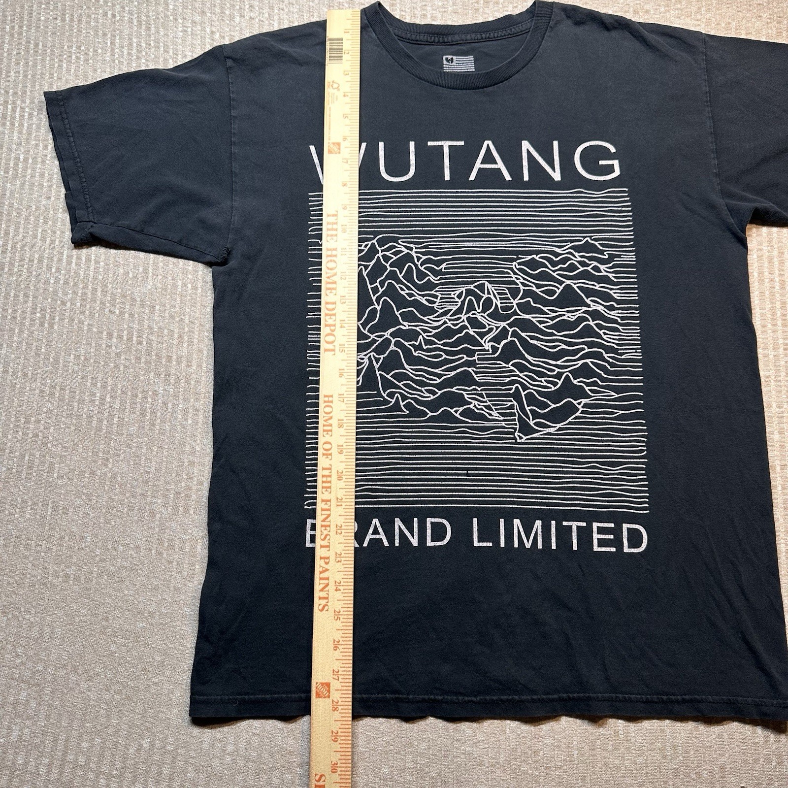 WuTang Brand Limited Joy Division’s Unknown Pleasures T-Shirt Mens Med. See Desc