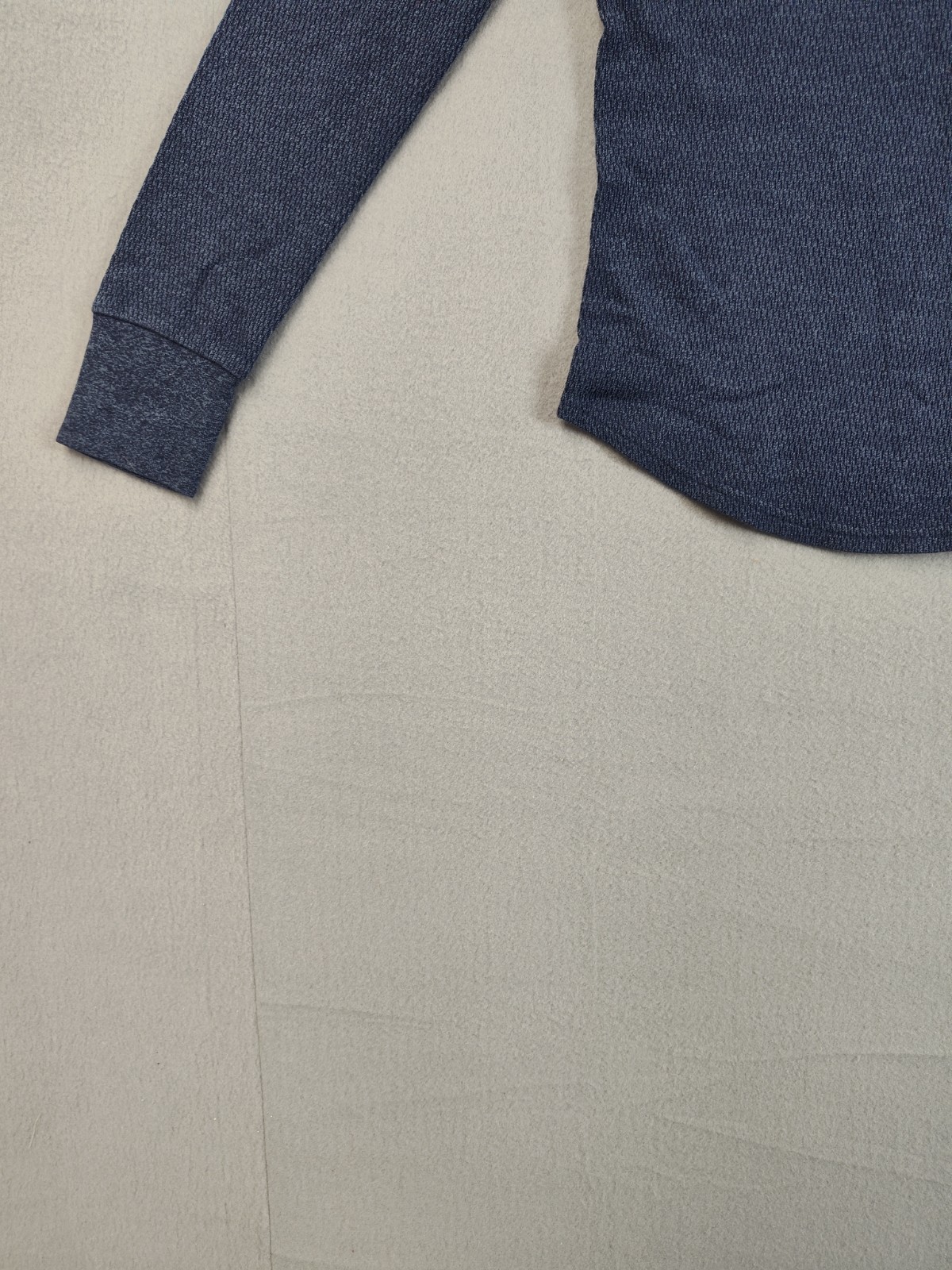 Hollister Men Shirt 2XS Navy Blue Crew Neck Long Sleeve Logo Casual