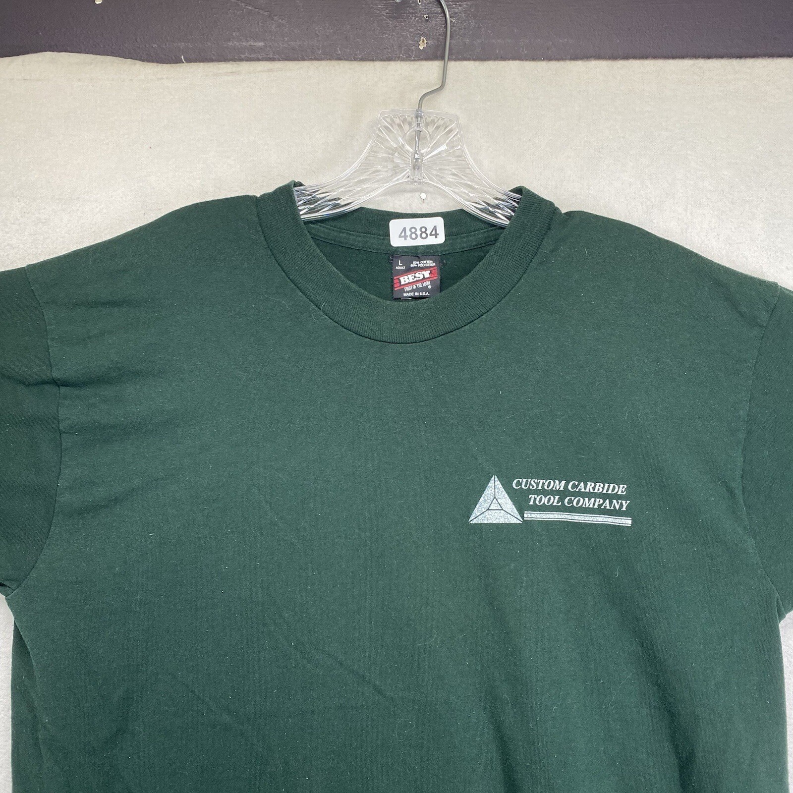 Vintage 90s Single Stitch T-Shirt Men’s Medium Custom Carbide Tool Company