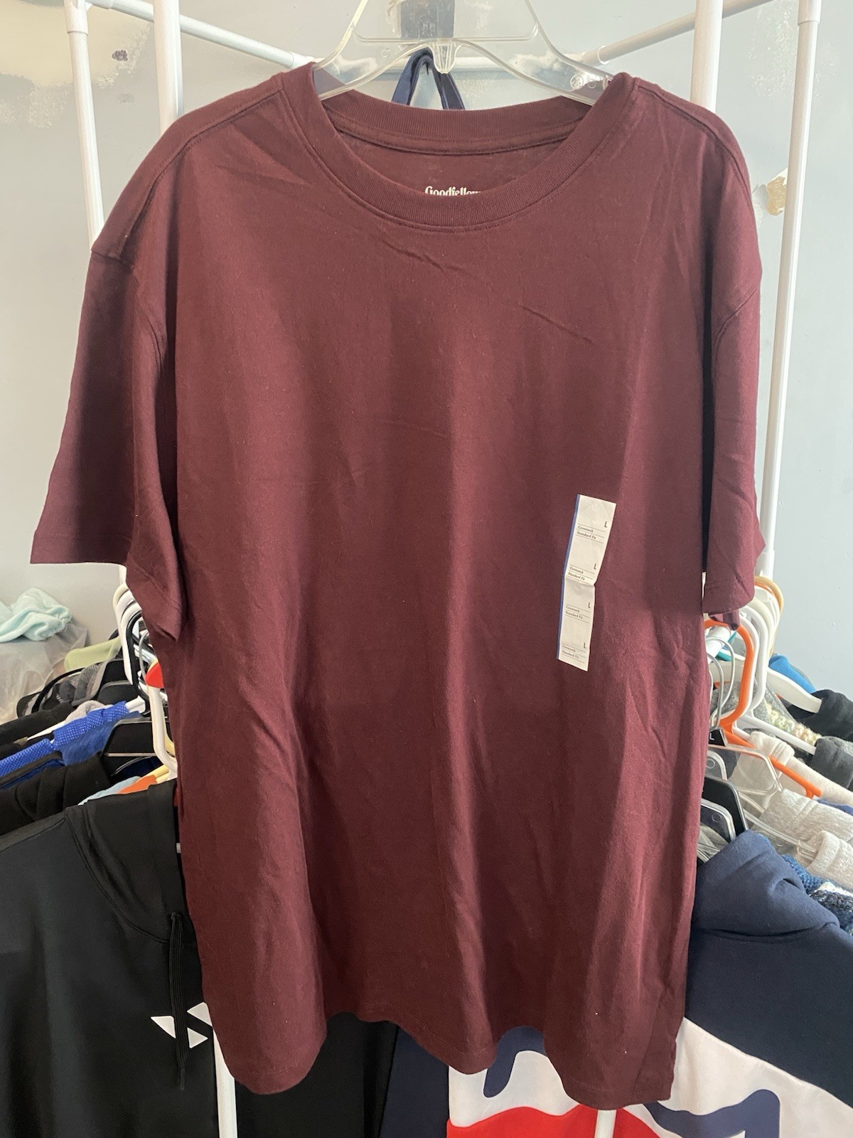 NEW Goodfellow & Co. “Every Wear Tee” Adult Size Large Crewneck Standard Fit
