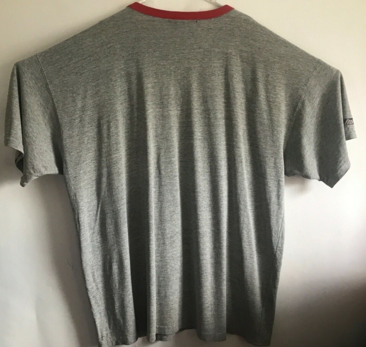Big Daddy Men’s Sz 3XL Graphic Print 1 bd Logo Contrasting Trim Red Grey T-shirt
