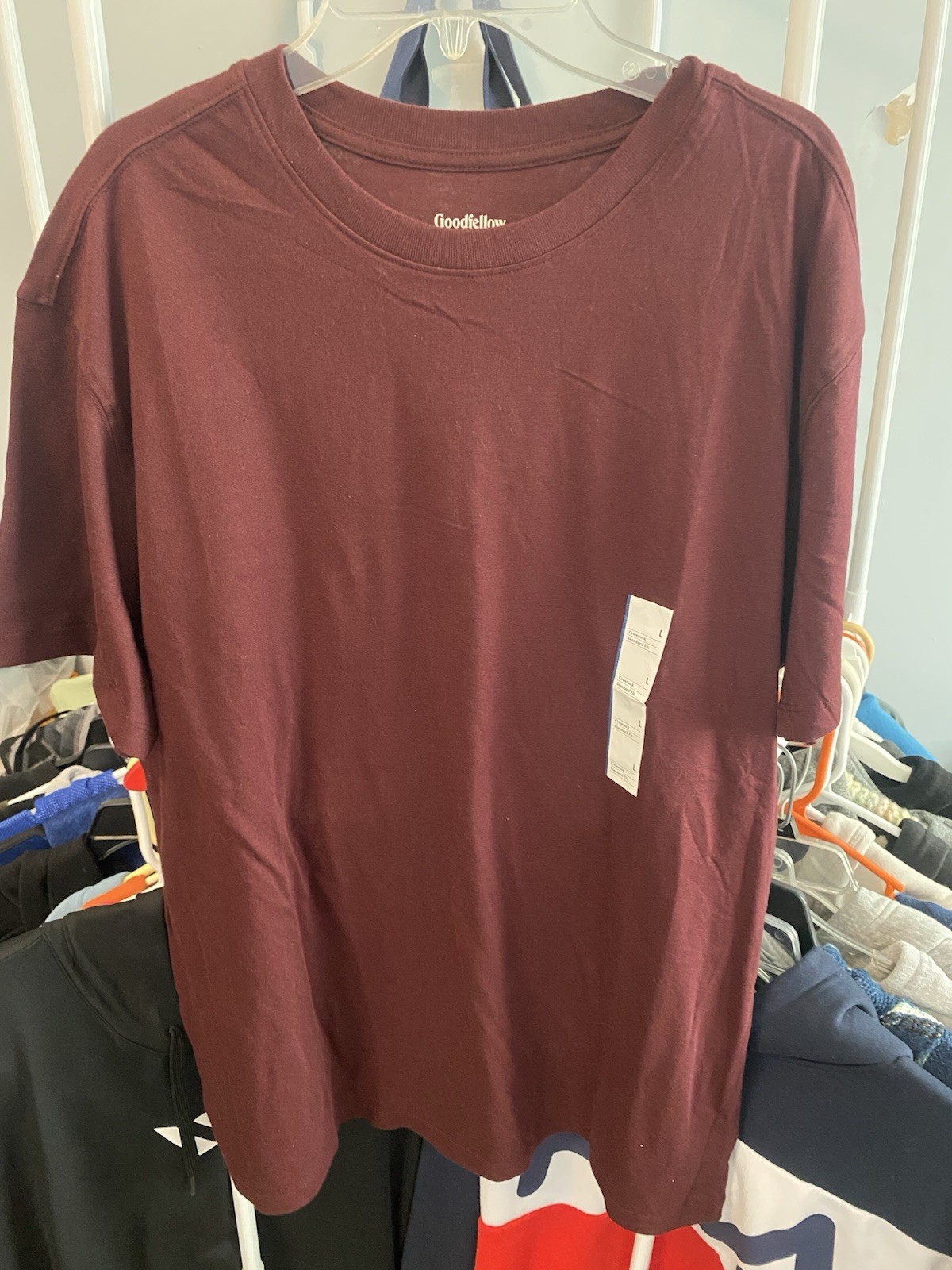 NEW Goodfellow & Co. “Every Wear Tee” Adult Size Large Crewneck Standard Fit