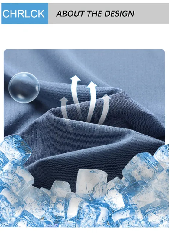 SlimFit CHRLCK Men’s Quick Dry Running T-Shirt Breathable Sports Gym Fitness Top