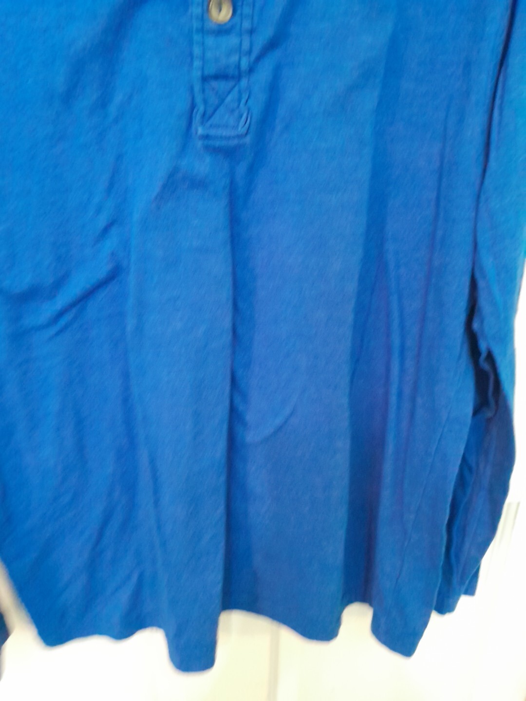 John Ashford JA Size Large Long Sleeved Blue T Shirt Nice Condition