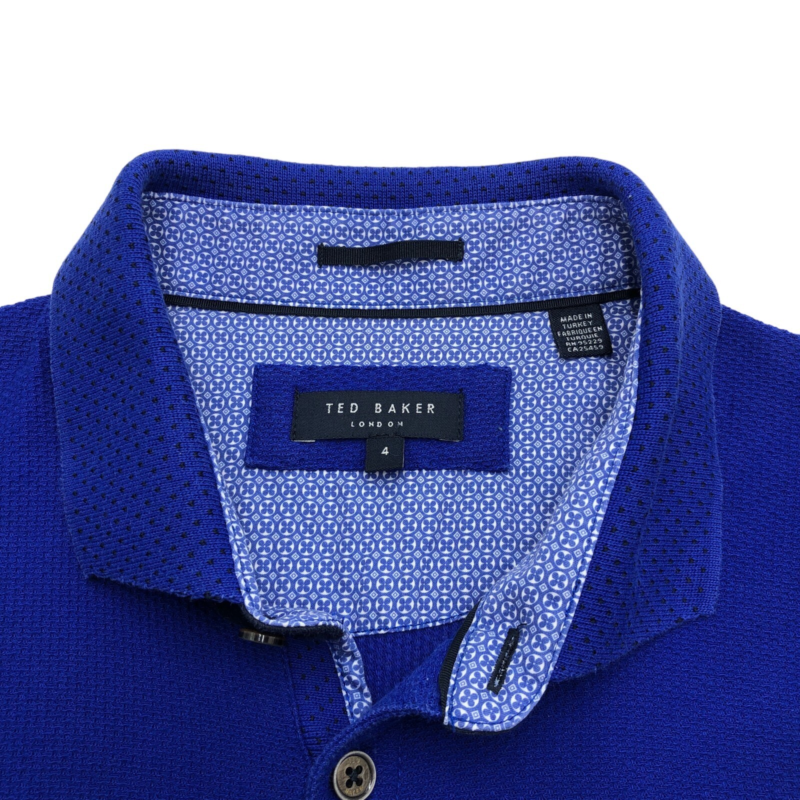 Ted Baker London Polo T-Shirt Regular Blue Men’s Size L