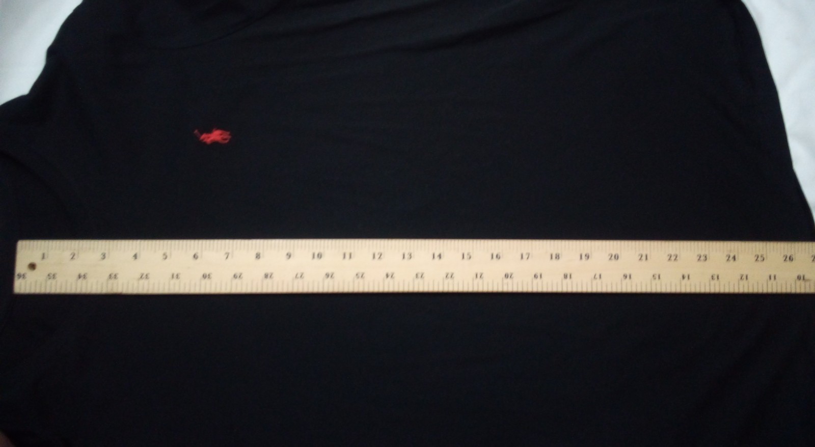 Polo Ralph Lauren T-Shirt Men XL Custom Fit Black Red Pony Crew Short Sleeve