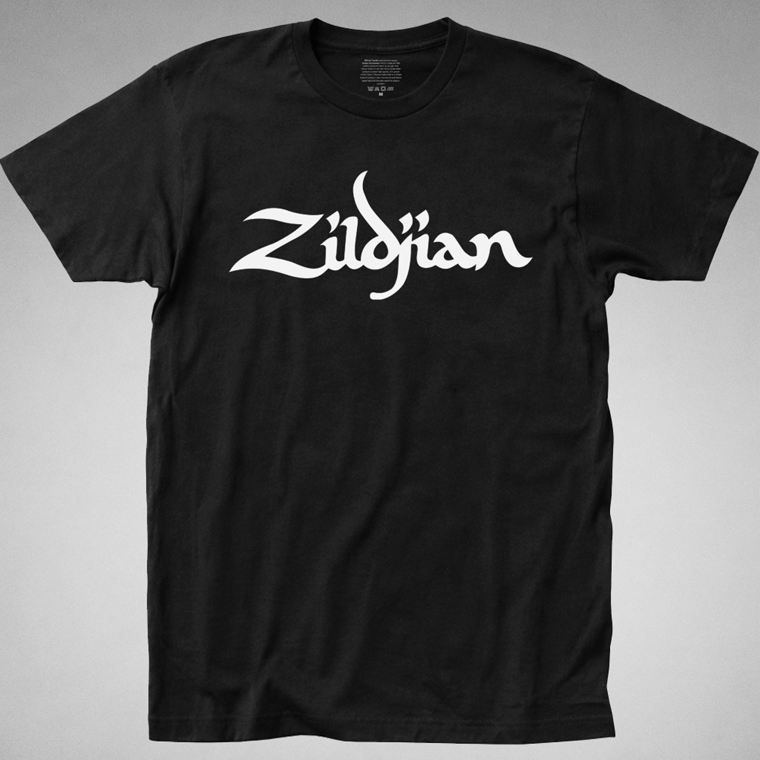 Zildjian T-SHIRT tee cymbal drummer logo cymbals drum drum kit crash high hat