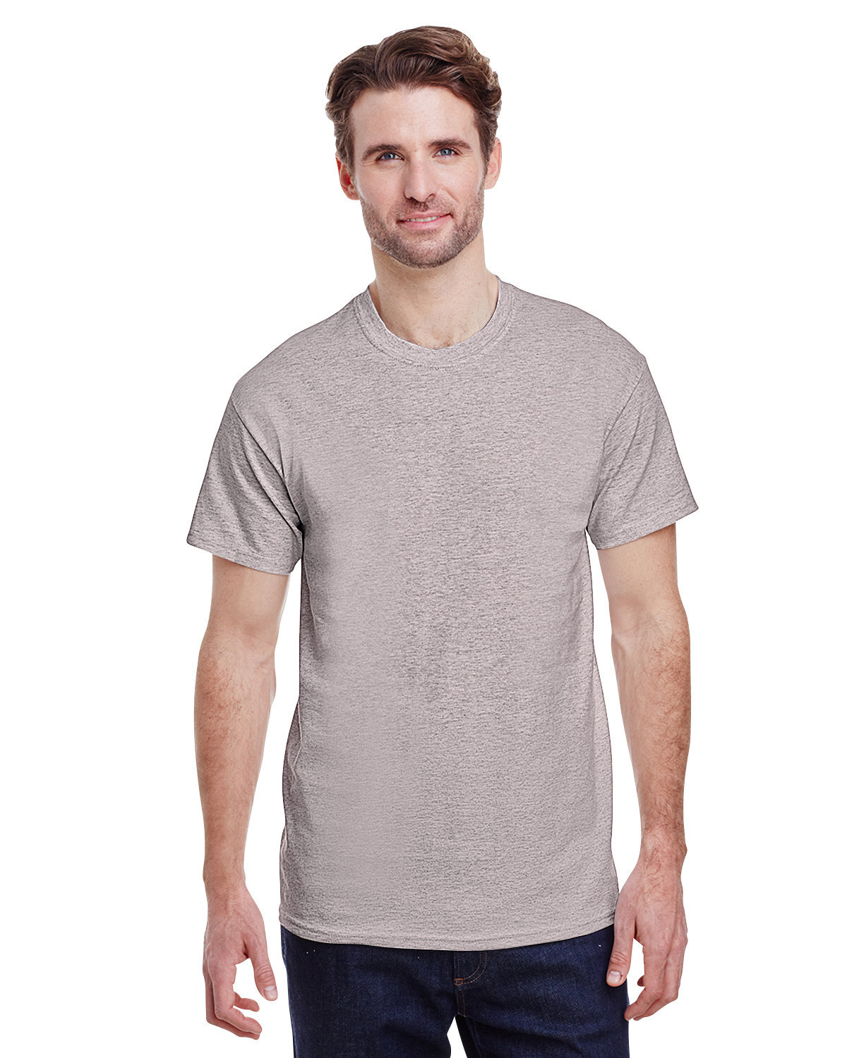 5 Pack Of Gildan Adult Heavy Cotton Stylish T Shirt Casual Plain T-Shirt – G500