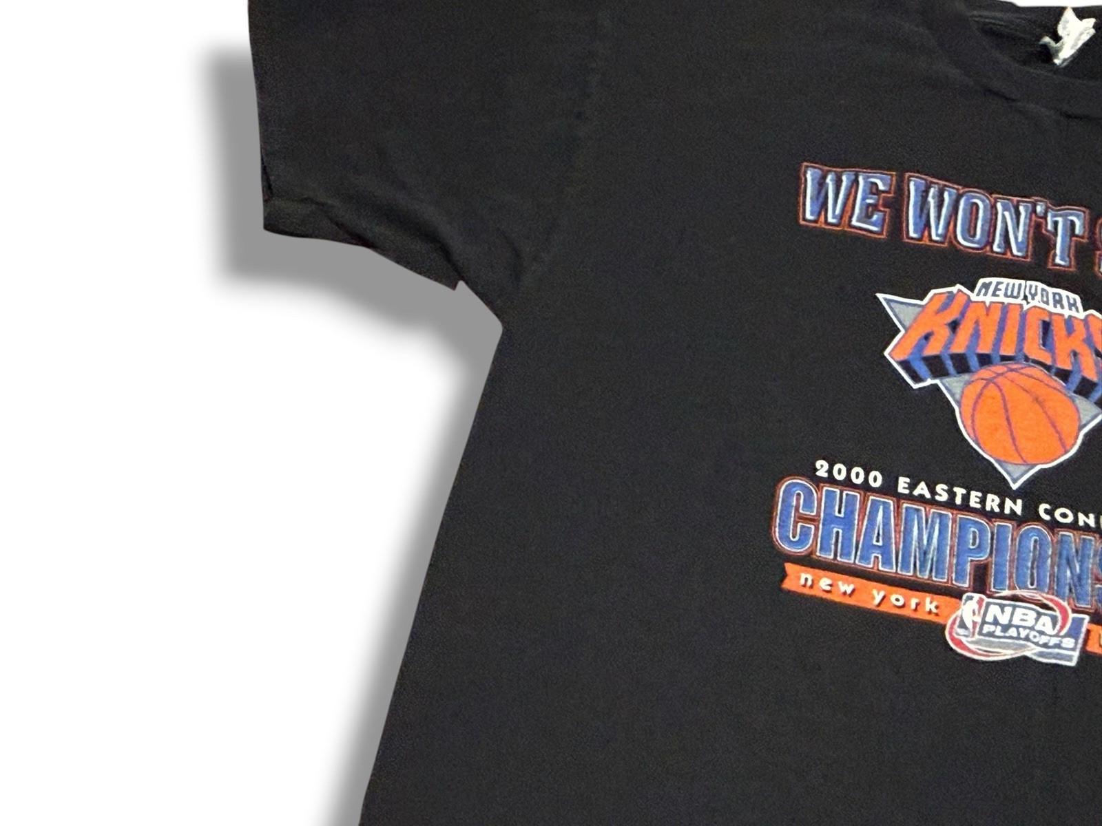 Vintage 2000 Champion New York Knicks XL Eastern Conference Championship T-Shirt