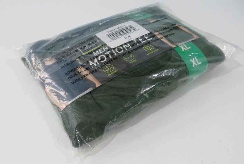 2-pack Eddie Bauer Men’s Motion Tee T-shirt, Size XL, Blue/ Green NEW & SEALED
