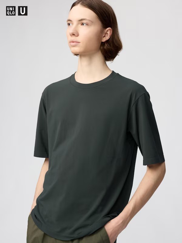 UNIQLO U DRY-EX T-Shirt S-4XL Sports Short-Sleeve Crew-Neck Men 476222 NWT