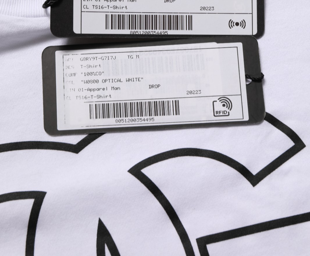 DOLCE & GABBANA T-shirt White DG Logo Print Short Sleeves Men IT48/US38/M 600usd