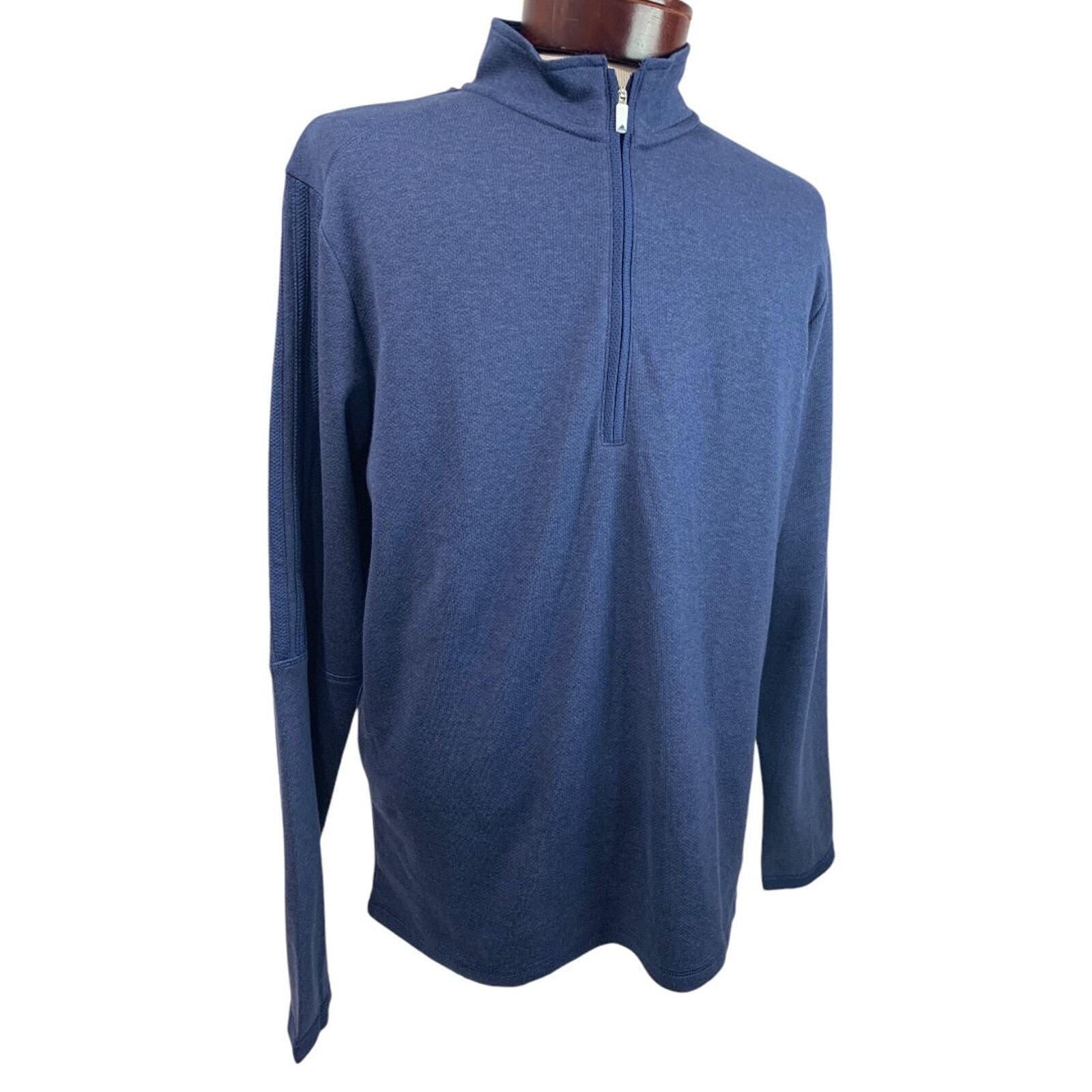 Medium Adidas Golf Mens New Lightweight 1/4 Zip Pullover Shirt
