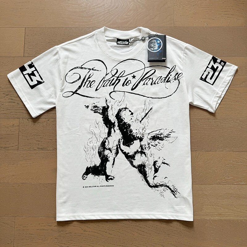 HELL STUDIOS STAR The Path To Paradise Men’s Fashion Same Short sleeved T-shirt