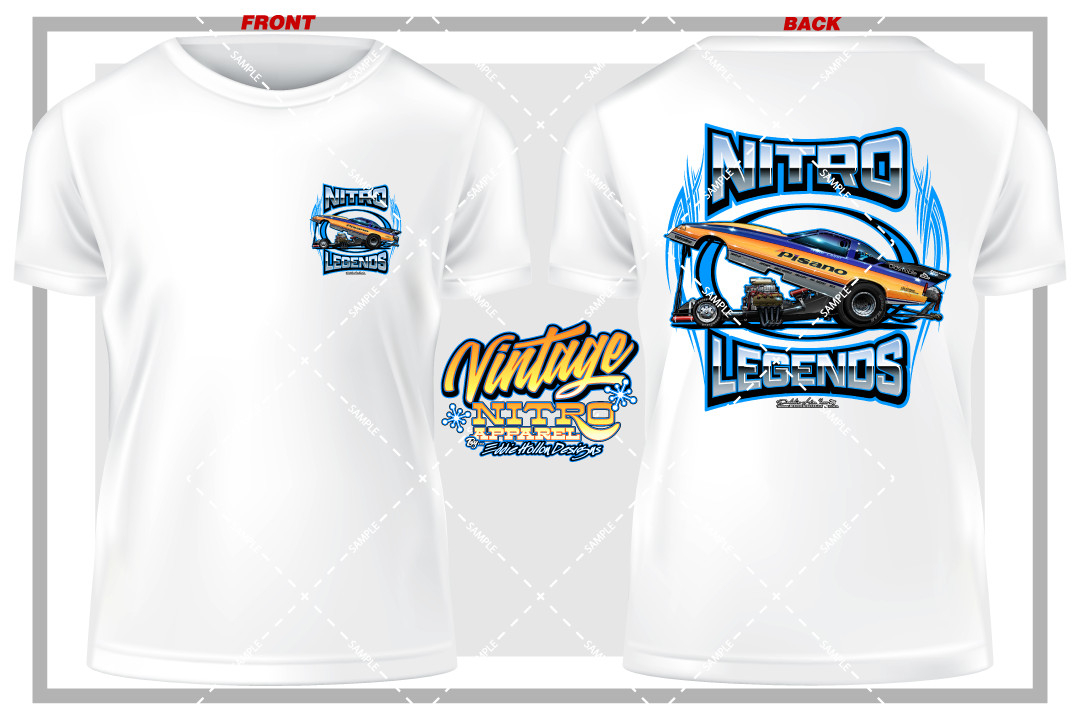 Joe Pisano JP-1 ’92 Olds NITRO LEGENDS Vintage style T-Shirt (361) T-Shirt