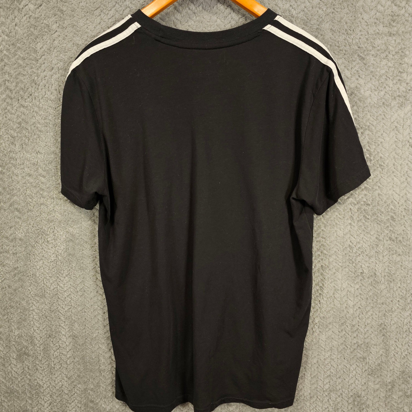 Adidas Mens Ultimate 2.0 Climalite Black Graphic T-Shirt Multilingual Large L