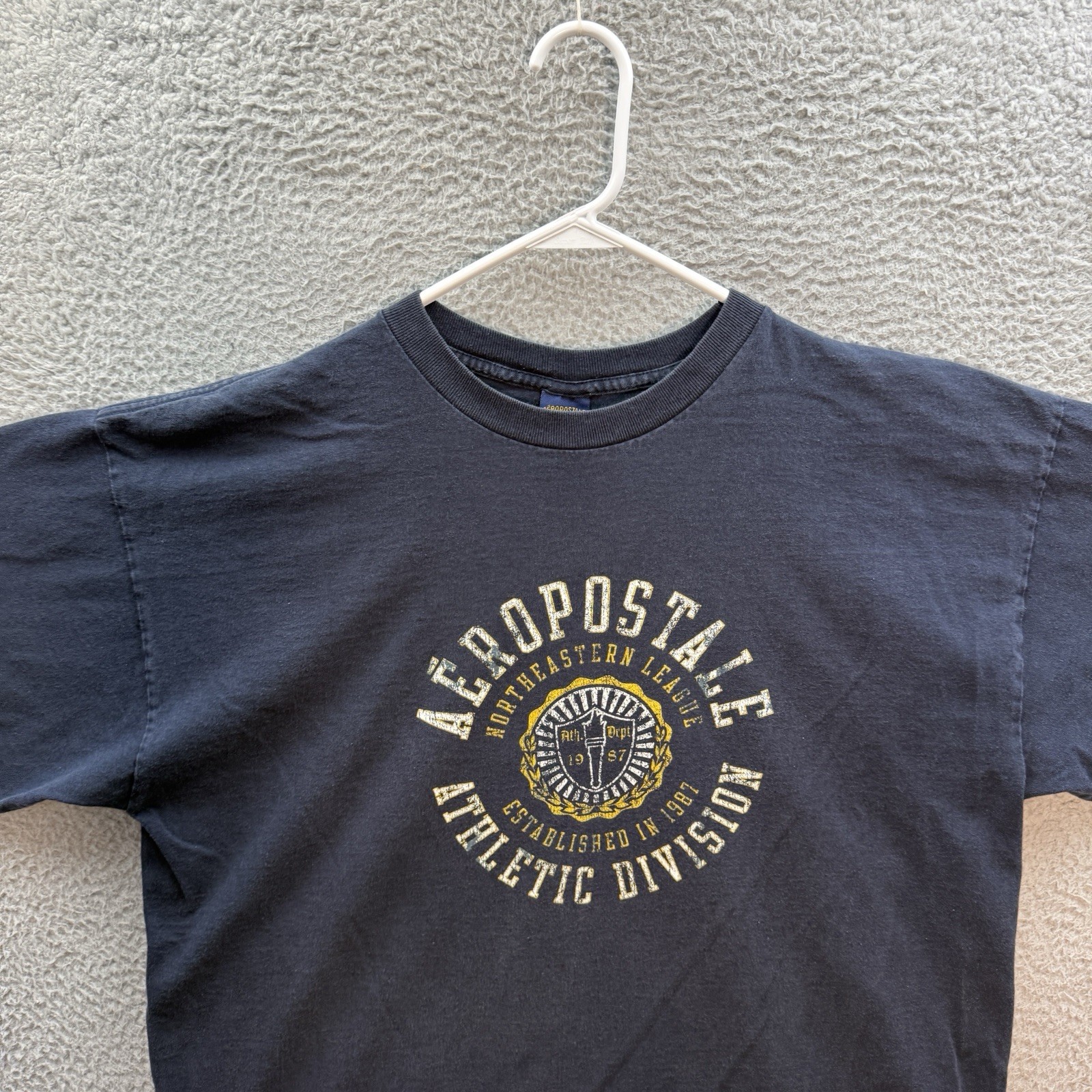 Vintage Aeropostale Shirt Adult XL Blue Streetwear Skater Grunge 1990s Y2K Mens