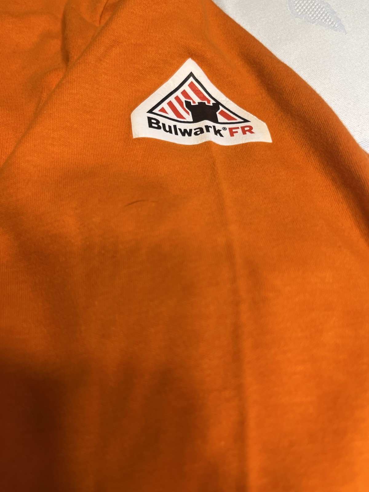 Bulwark FR Orange Henley CAT 2 CAL Flame Resistant HRC ARC Rated Men’s Sz XL