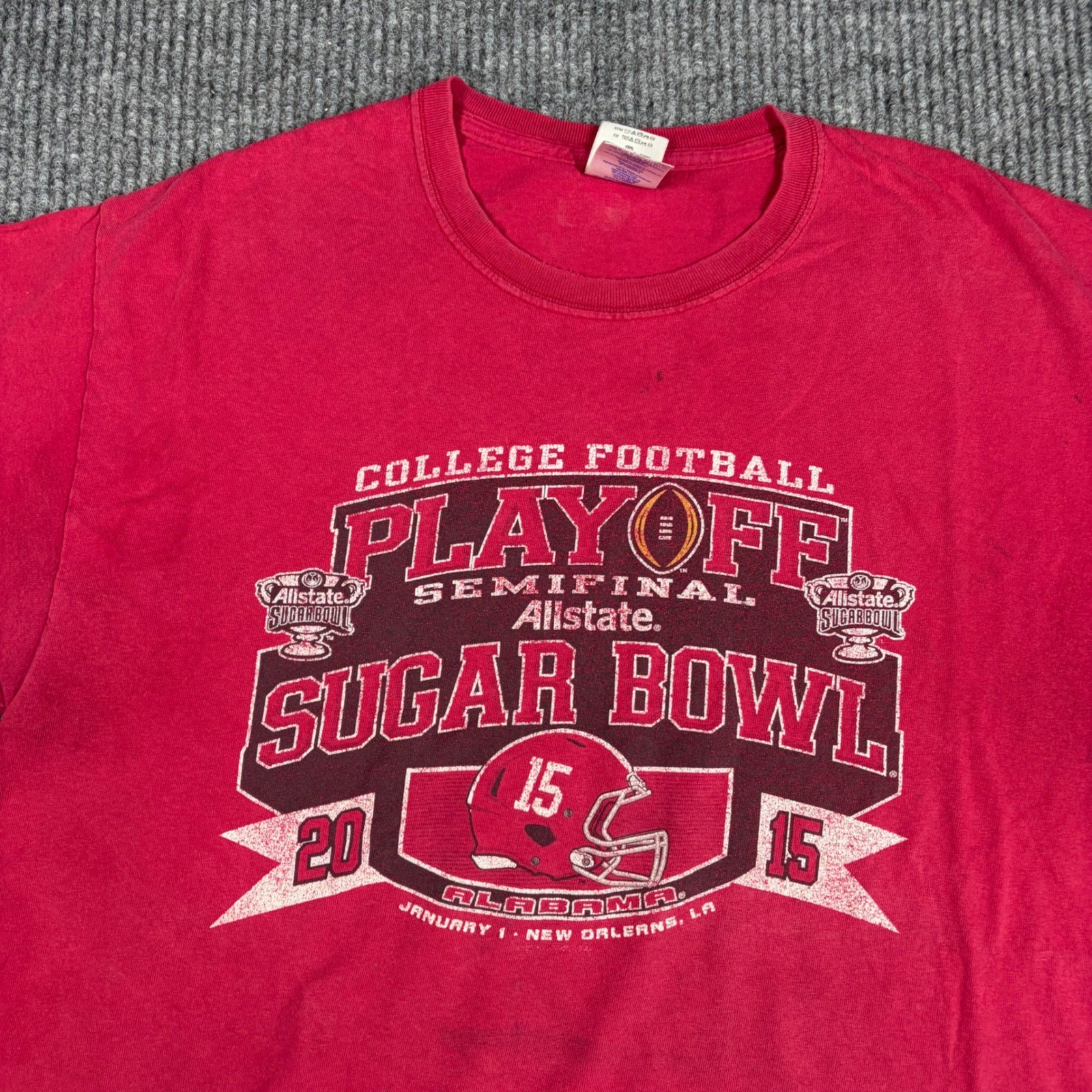 Gildan Shirt Mens L Alabama Crimson Tide Sugar Bowl College Football Playoff