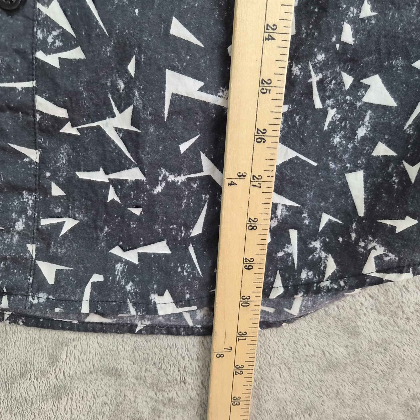 Billabong Garage Collection Shirt XL Black White Abstract Surf Skate Streetwear
