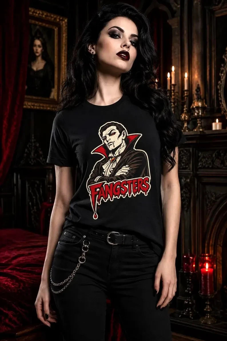 Retro Vampire Shirt, 1980s Horror Movie Tee | Vintage Dracula Graphic T-Shirt