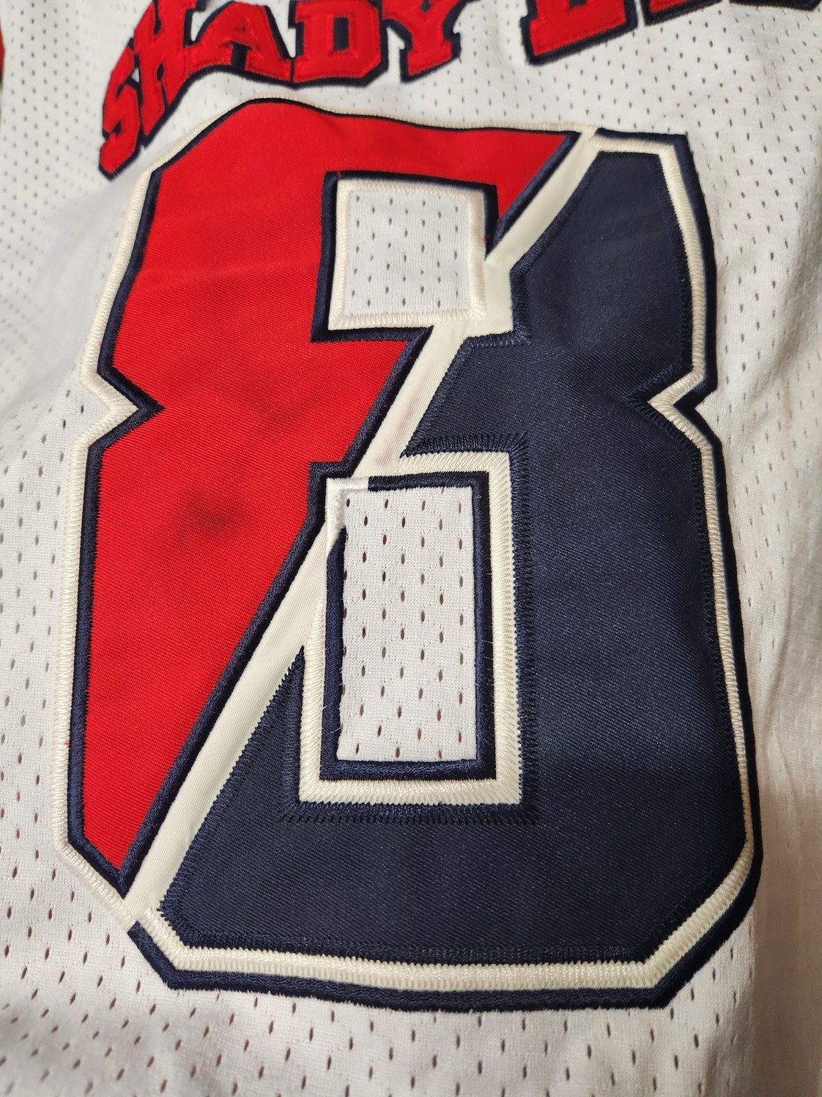 Eminem Shady Ltd 8 The Anger Management Tour Europe Mens 7XL White Jersey