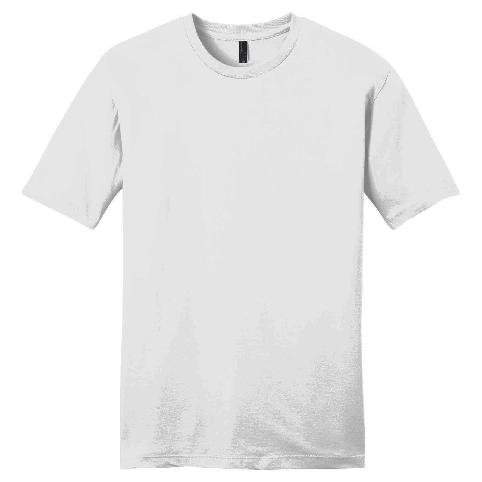 District DT6000 Very Important Plain Tee T Shirt Unisex S M L XL 2XL White Smoke