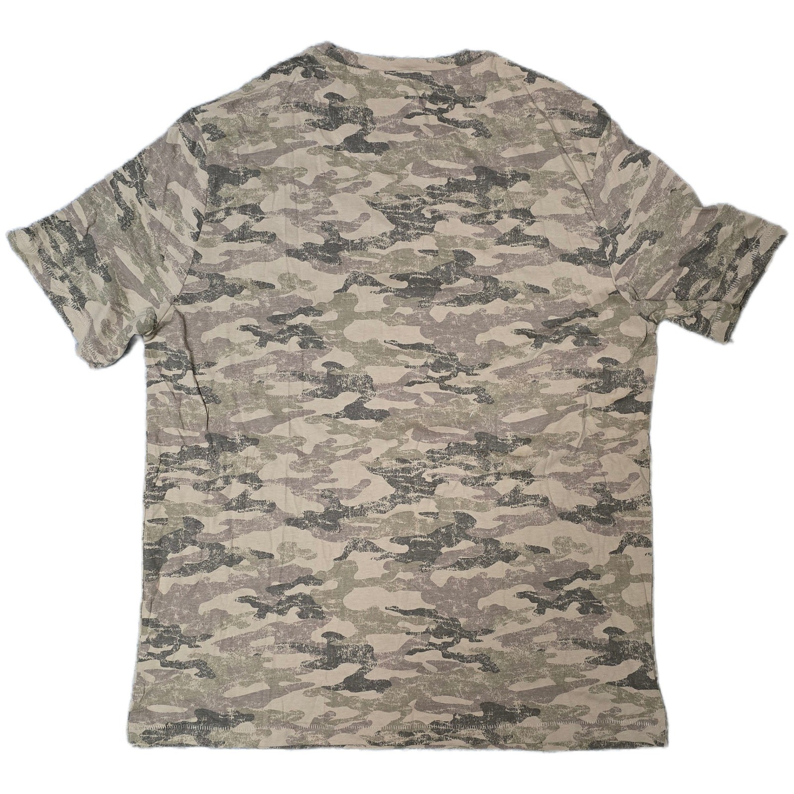 True Craft Men’s Camouflage T Shirt Size L Short Sleeve Crew Neck Casual Top (C)