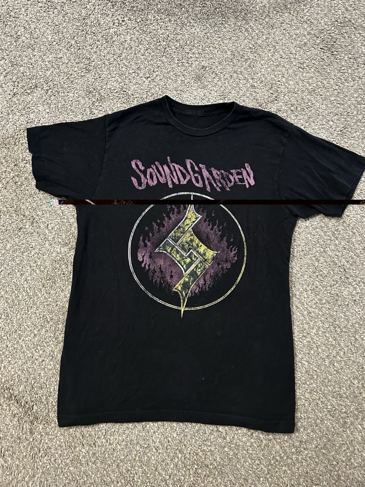 VINTAGE Soundgarden 1990 Get On The Snake Tour T Shirt. )medium?) See Pics