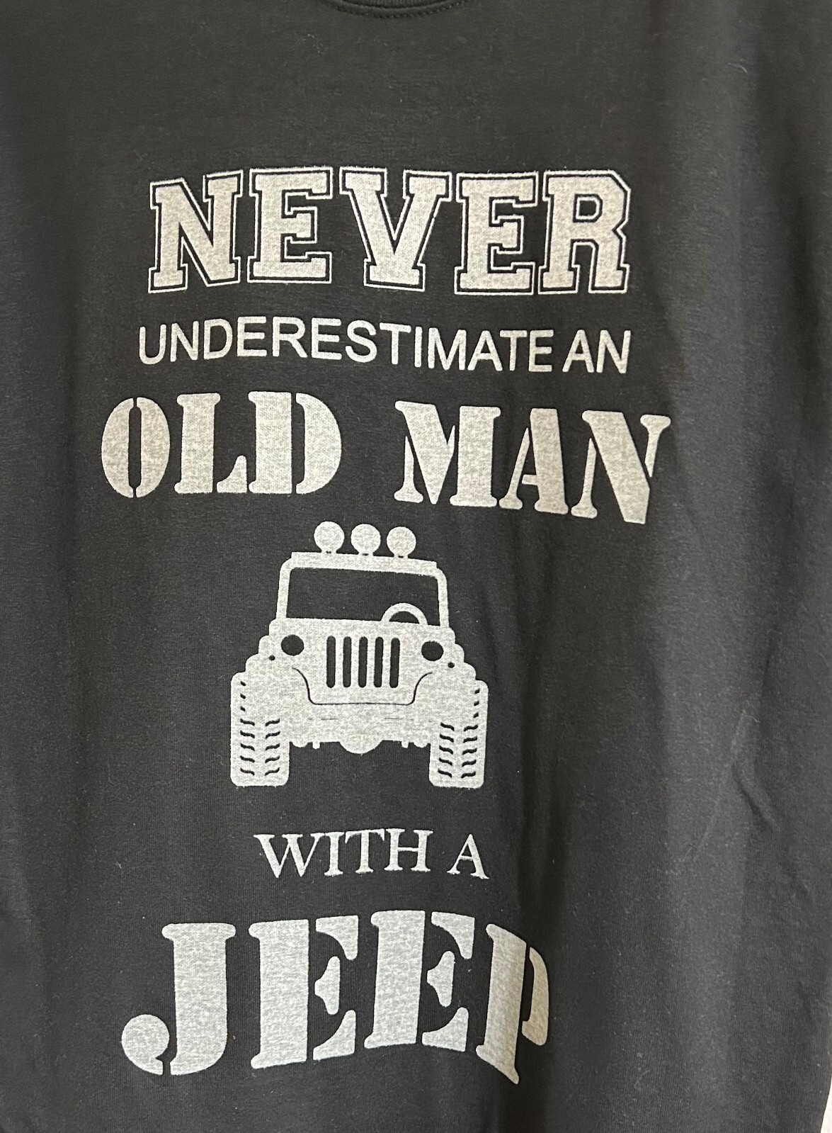 Underestimate Old Man with Jeep