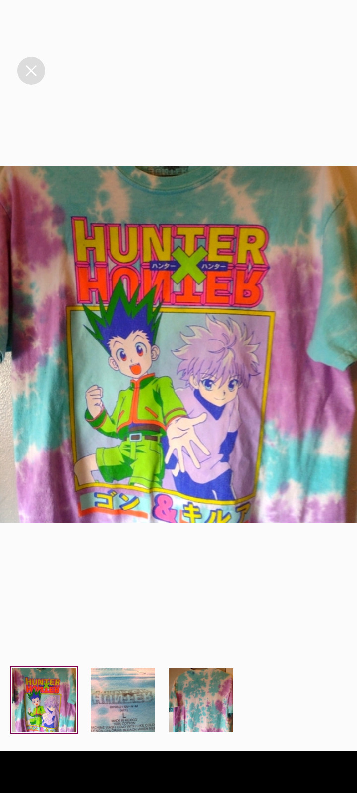 Hunter Hunter Anime, Men’s large tshirt & FREE THANK YOU GIFT