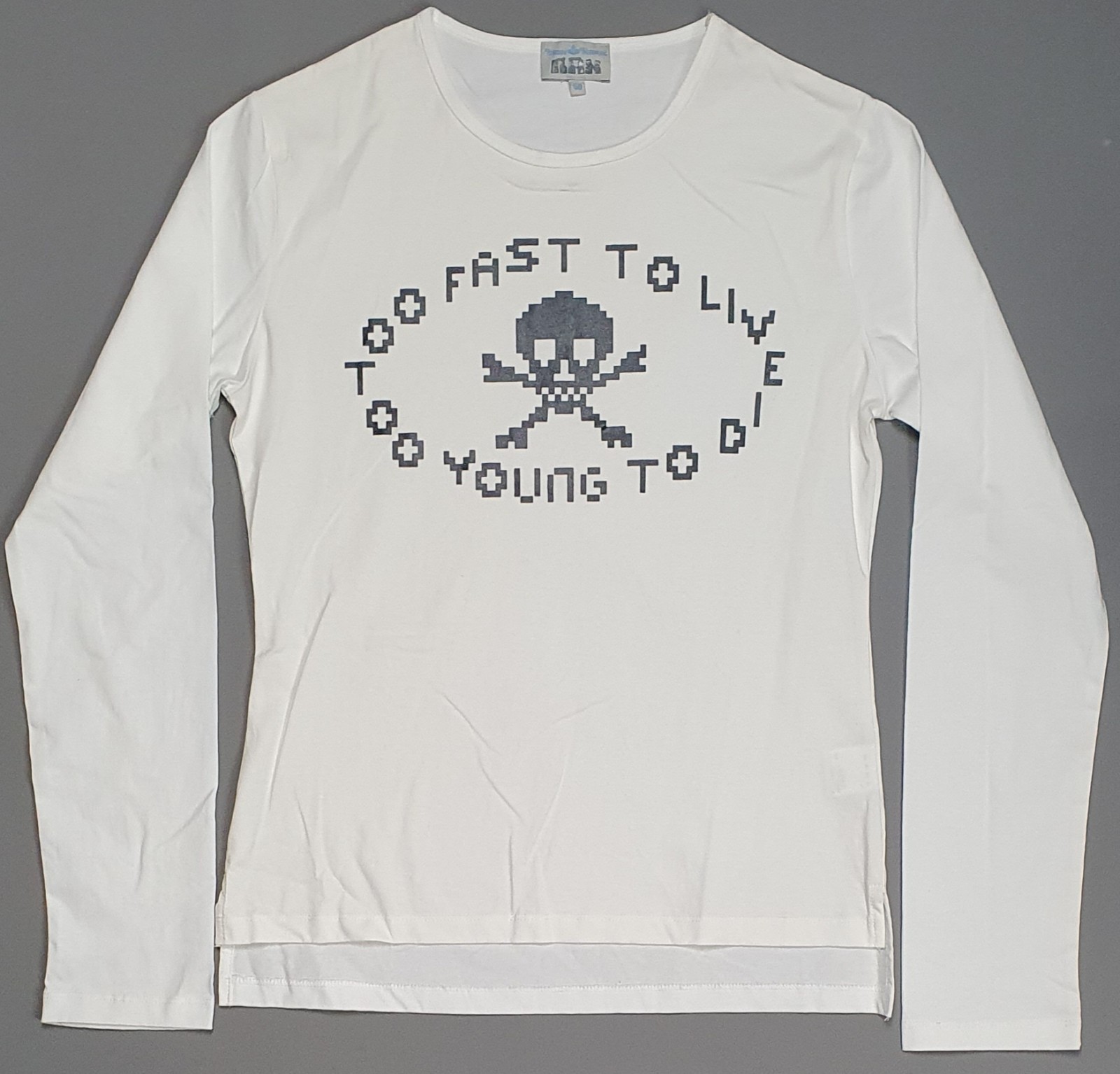 Vivienne Westwood T Shirt Top Too Fast To Live Too Young To Die Size 50 – Medium