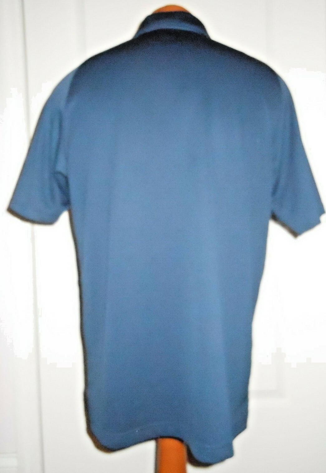 Slazenger Men’s Blue Golf Short Sleeve Polyester Collared Polo T Shirt Size L