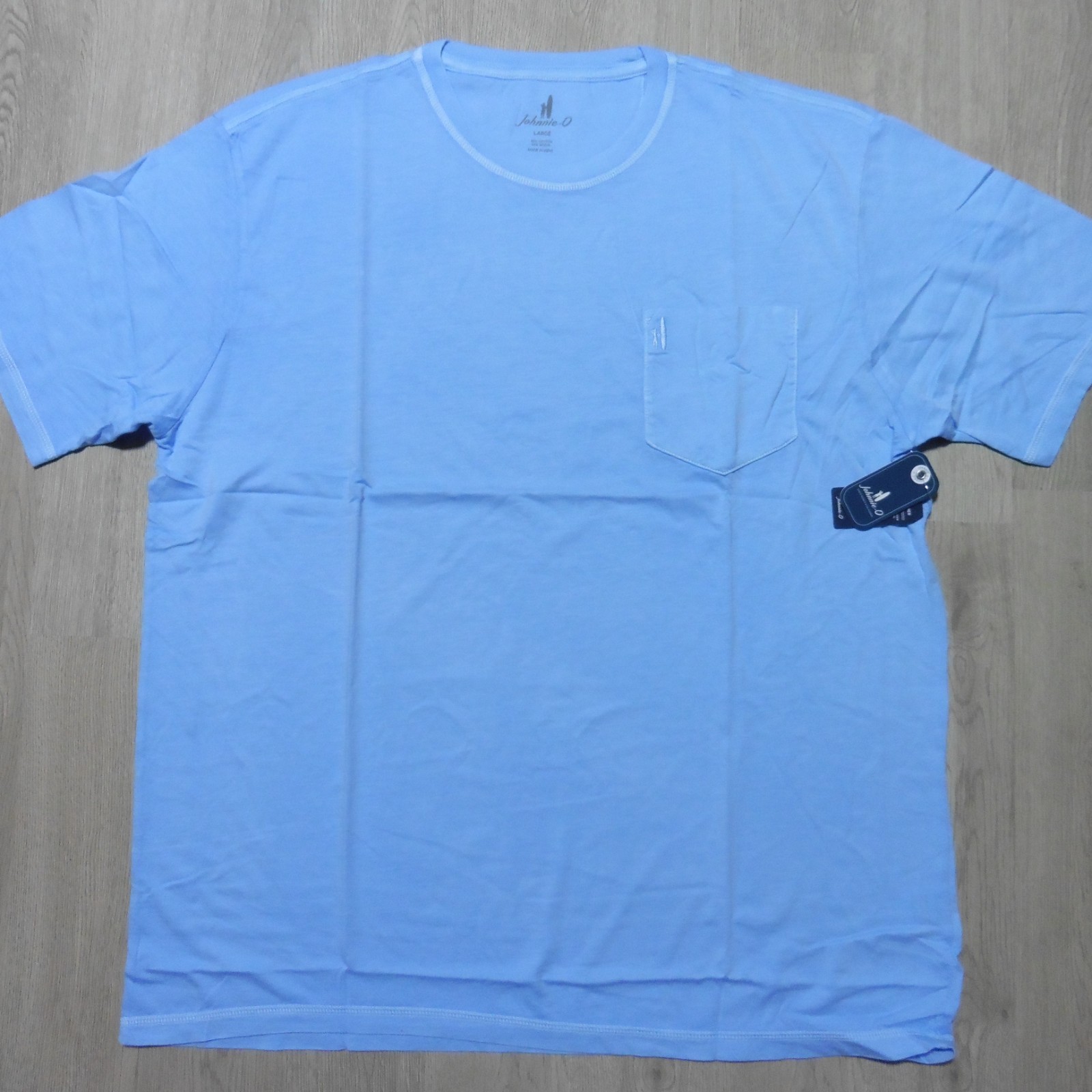 JOHNNIE-O Mens 2XL XXL DALE 2.0 T SHIRT MALIBLU BLUE SHORT SLEEVE GOLF TEE