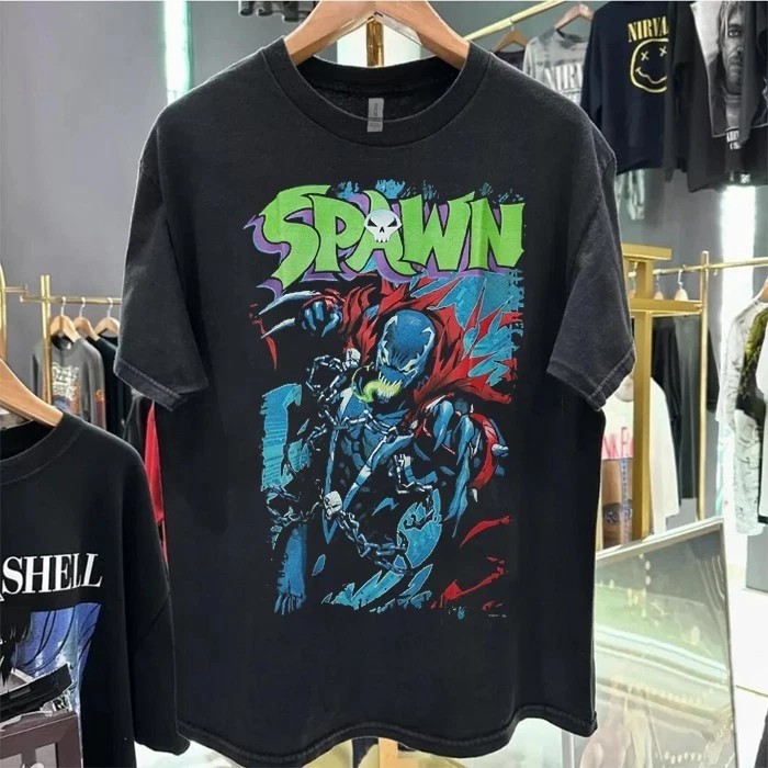 Rare Spawn Movie 90s Retro style Black Unisex Men Women T shirt