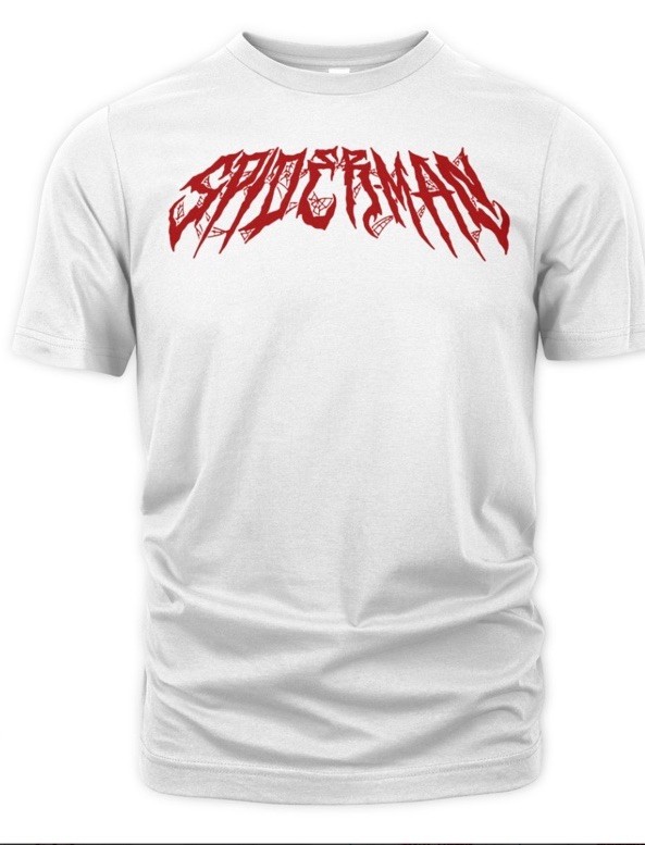bad monday oversized off white spidey tee