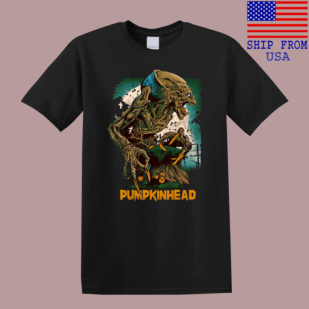 Pumpkinhead Horror Movie Men’s Black T-Shirt Size S-5XL
