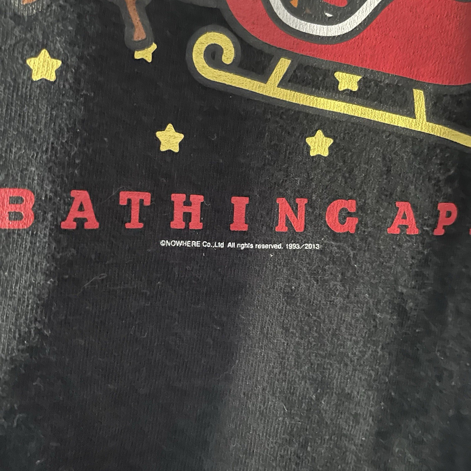 2010s A Bathing Ape Baby Milo Christmas Shirt