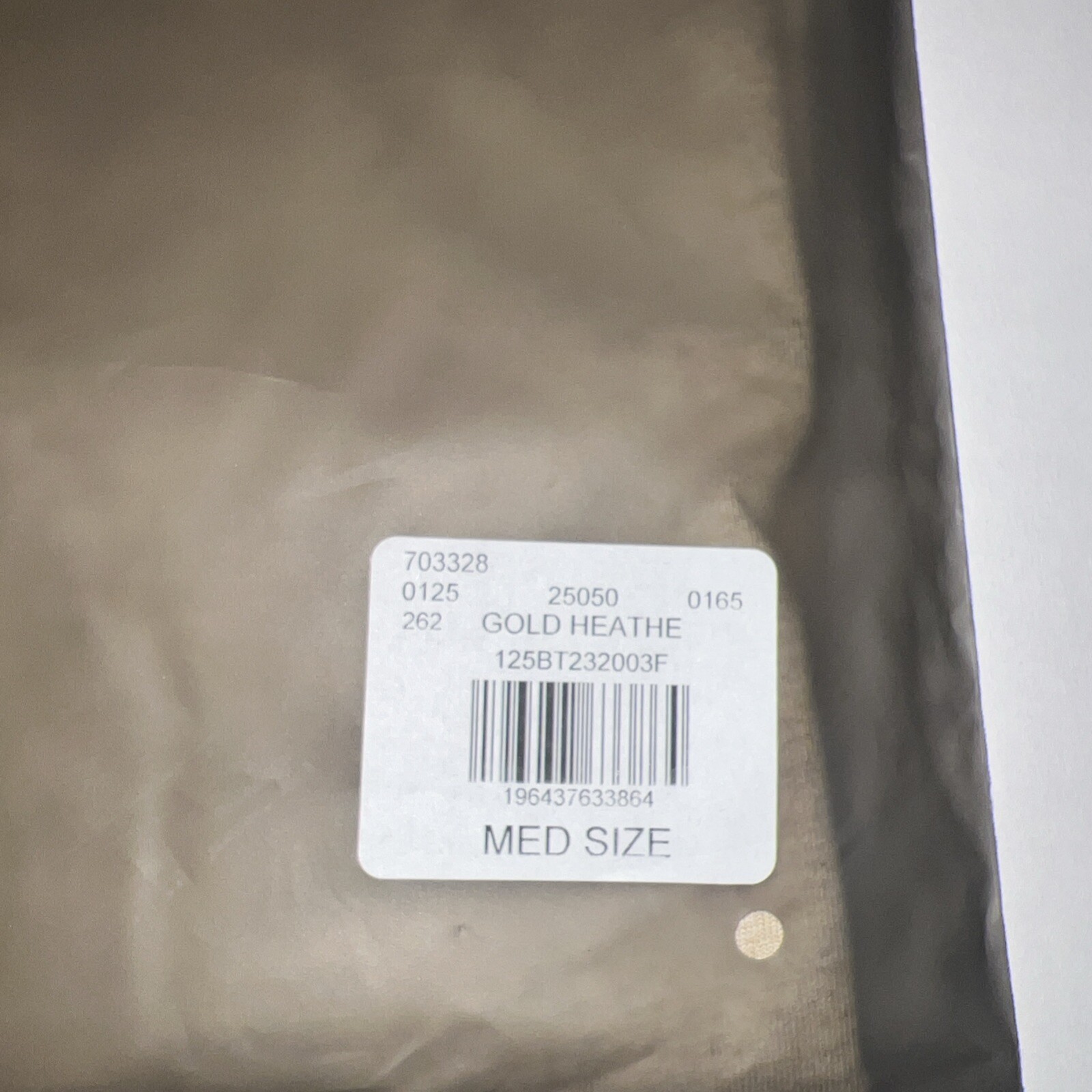 Essentials FOG Gold Heather Tshirt Size M NWT Sold Out Online!! Authentic