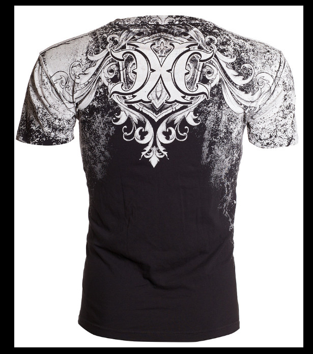 XTREME COUTURE by AFFLICTION Black LEGENDARY Short Sleeve Slim Fit T-shirt NWT
