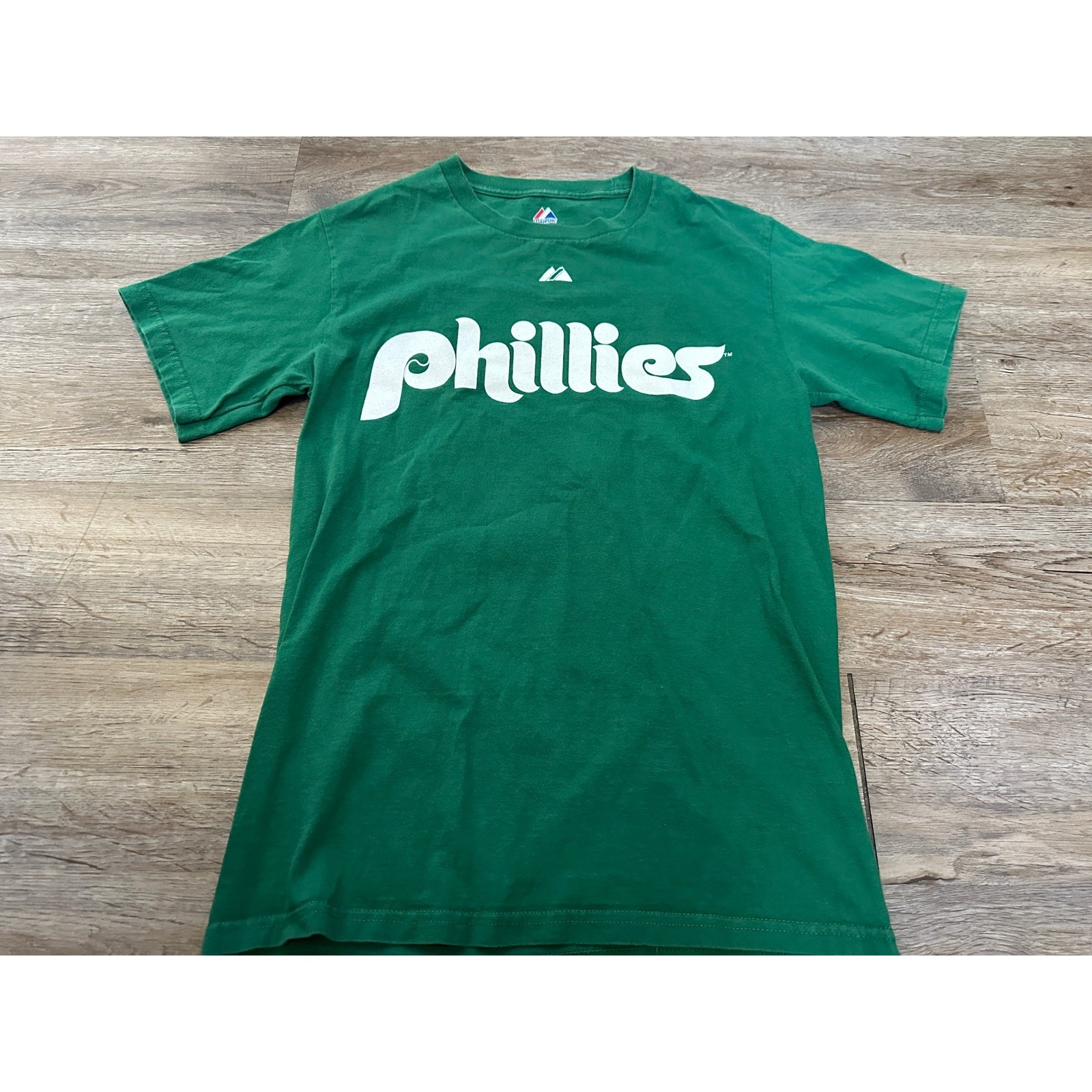 Majestic Philadelphia Phillies Roy Halladay Green St Patricks Day Shirt Mens S