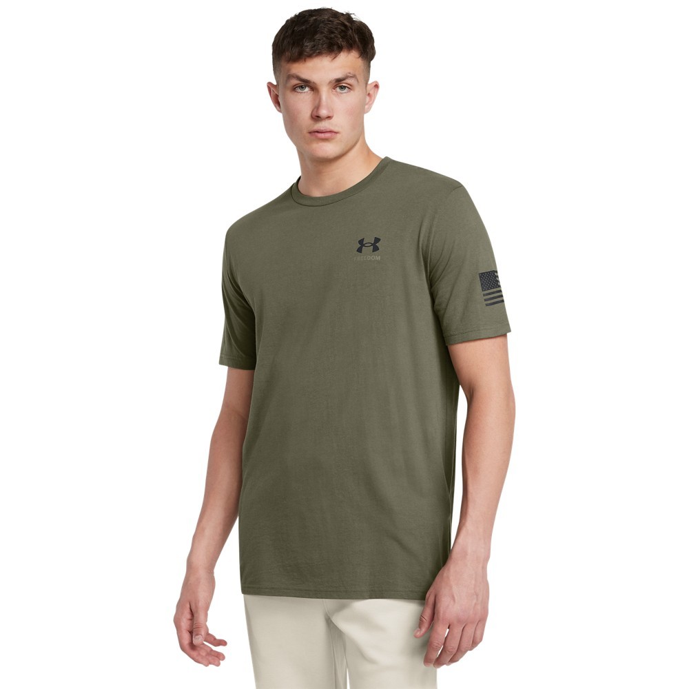 Under Armour 1386739 Men’s UA Freedom By Land Graphic Tee Short Sleeve T-Shirt