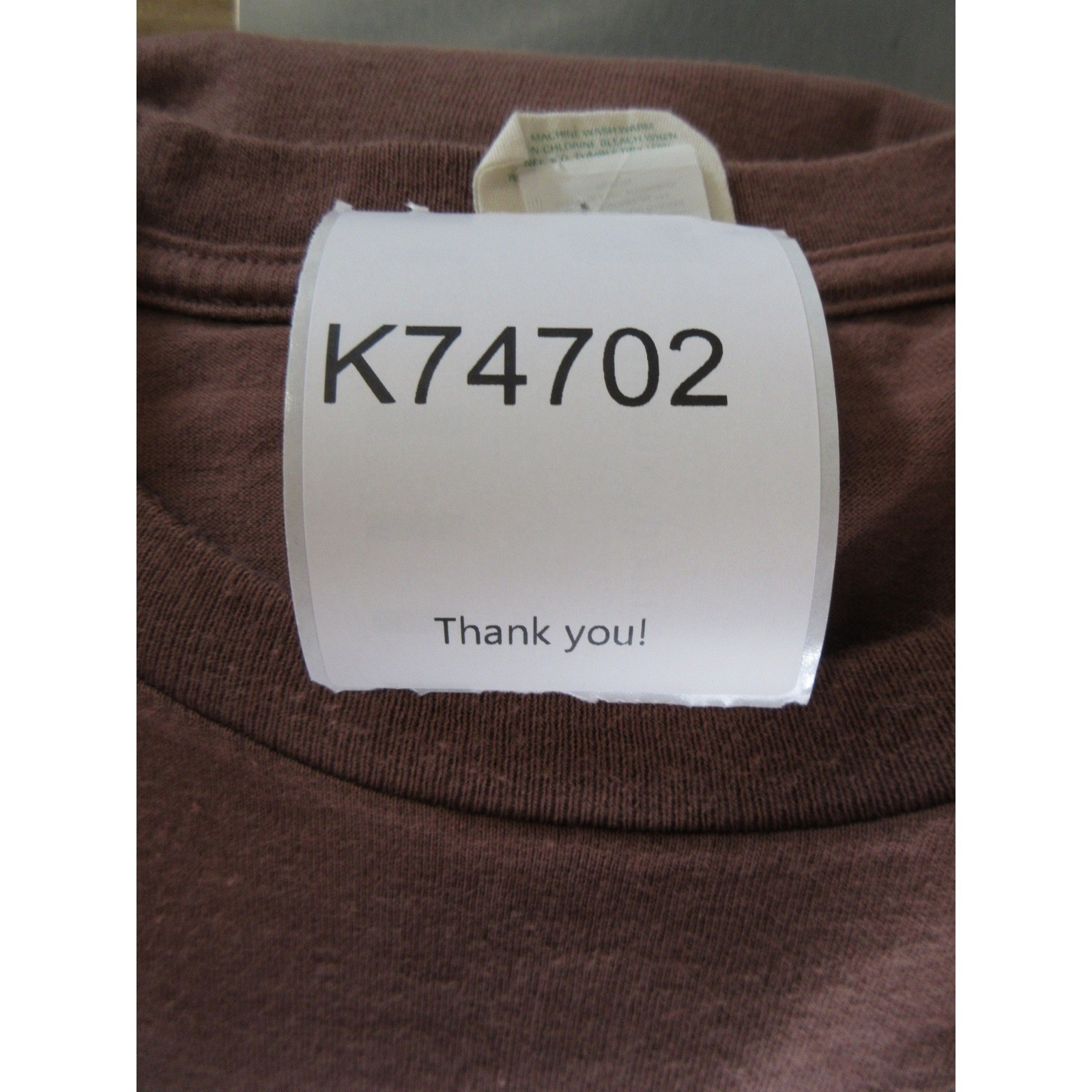 VINTAGE Patagonia Shirt Men XL Brown Beneficial T Graphic Organic Cotton Y2K